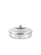 Dutch Oven Round Made of Stainless Steel with Glass Lid and Grill 38x38cm 1pcs