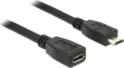 DeLock USB 2.0 Cable micro USB-B male - micro USB-B female 1m (83248)
