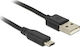 DeLock Regular USB 2.0 to micro USB Cable Μαύρο 1.5m (83272)