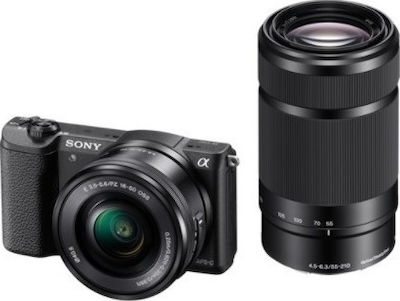 Sony α5100 Kit (16-50mm OSS + 55-210mm SSO) Black
