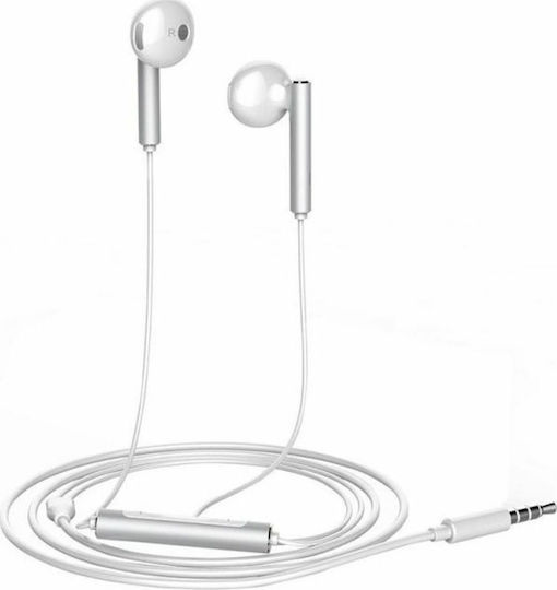 Huawei AM116 Earbuds Handsfree με Βύσμα 3.5mm Λευκό