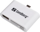 Sandberg Kartenleser USB 2.0 für / / / / / / Weiß