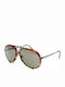 Porsche Design Men's Sunglasses with Brown Tartaruga Frame P8613 D