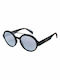 Italia Independent Women's Sunglasses with Gray Plastic Frame and Light Blue Gradient Mirror Lens 0913.BHS.071