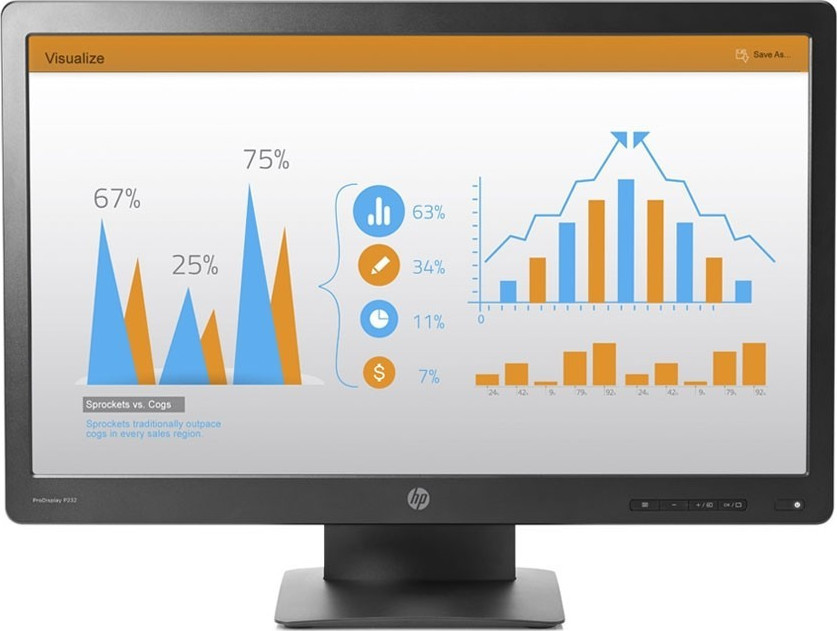 Hp prodisplay p232 настройка