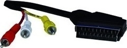 TrustWire Καλώδιο Scart male - Composite male 1.5m Μαύρο 12273