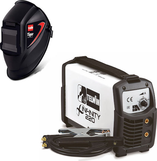 Telwin Infinity 220 Ηλεκτροκόλληση Inverter TIG / MMA με Μέγιστο Ρεύμα Συγκόλλησης 200A και Κύκλο Εργασίας 35%