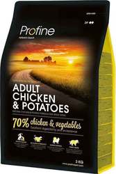 Profine Adult 3kg Ξηρά Τροφή για Ενήλικους Σκύλους με Κοτόπουλο και Πατάτες