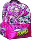 Gim Barbie Princess Power School Bag Backpack Elementary, Elementary Multicolour with Water bottle holder