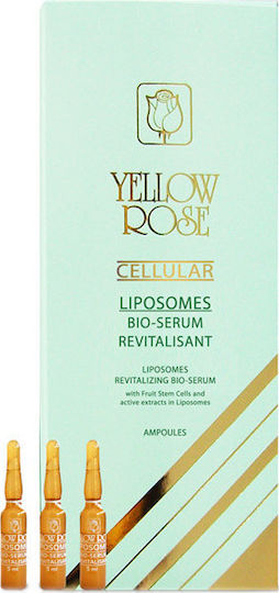Yellow Rose Anti-aging Serum Face with Hyaluronic Acid 12x3ml