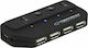 Esperanza EA127 USB Hub 4 Ports USB 2.0 with USB-A Connection