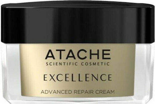 Atache Excellence Cremă de Față de Noapte pentru Anti-îmbătrânire și Reconstrucție cu Acid Hialuronic 50ml