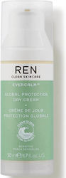 Ren Moisturizing Day Cream Suitable for Sensitive Skin 50ml