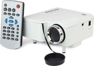 UC28+ Mini Projector Λάμπας LED Λευκός