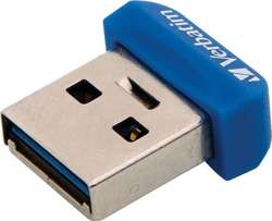 Verbatim Store 'n' Stay Nano 64GB USB 3.0 Stick Μπλε