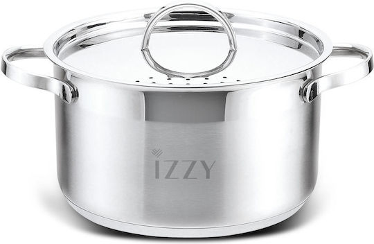 Izzy Cosmopolitan Βαθιά Ανοξείδωτη Κατσαρόλα 7lt / 26cm