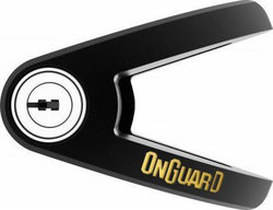 OnGuard Motorcycle Disc Brake Lock with 5.5mm Pin in Black 8051BK