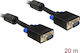 DeLock Kabel VGA-Stecker - VGA-Stecker Schwarz 20m (82562)