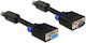DeLock VGA male to VGA female Black 5m Cable (82566)