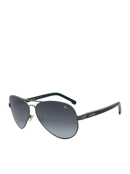 Lacoste Unisex Sunglasses with Gray Frame and Black Lens L163S-035