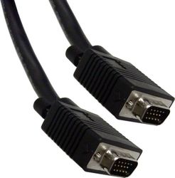 Powertech Kabel VGA-Stecker - VGA-Stecker Schwarz 5m (CAB-G009)