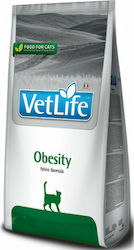 Farmina Vet Life Obesity Dry Food for Adult Cats with Corn / Chicken 2kg