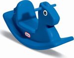 Little Tikes Rocking Schaukelspielzeug Pferd für 12++ Monate für ein Gewicht bis zu 23kg Blau