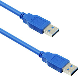 18034 18144 USB 3.0 USB-A male σε USB-A male Μπλε 3m