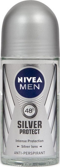 Nivea Men Silver Protect Anti-perspirant Αποσμητικό 48h σε Roll-On 50ml