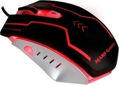 Mars Gaming MM2 Gaming Mouse 5000 DPI Black