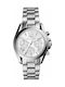 Michael Kors Bradshaw Watch Chronograph with Silver Metal Bracelet