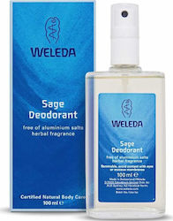 Weleda Φασκόμηλο Φυσικό Αποσμητικό σε Spray Χωρίς Αλουμίνιο 100ml