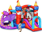 Happy Hop Inflatable Bouncer Castle with Trampoline & Slide 350x350x245cm for 3+ years 9022