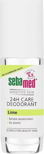 Sebamed Sensitive Skin Lime Αποσμητικό 24h σε Spray Χωρίς Αλουμίνιο 75ml