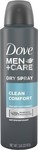 Dove Men+Care Clean Comfort Dry Αποσμητικό 48h σε Spray 150ml
