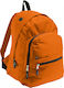 Sol's Express Orange School Bag Backpack Junior High-High School in Orange color