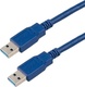 1.5m USB 3.0 Cable A-Male Blue (18143)