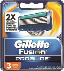 Gillette Fusion Proglide Ανταλλακτικά για Ξυραφάκι 3τμχ