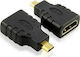 Volte-Tel Convertor Micro HDMI Masculin În HDMI Feminin 1 Bucată 8121913