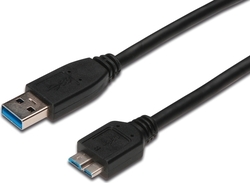 Digitus AK-300117-003-S USB-A male σε micro USB male