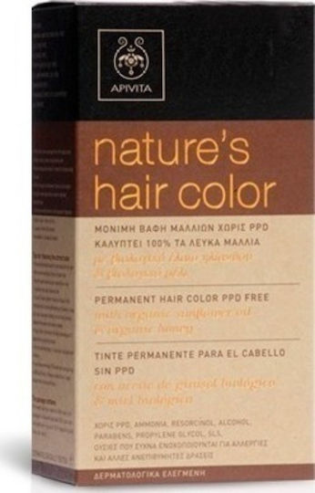 Apivita Nature's Hair Color Βαφή Μαλλιών Χωρίς Αμμωνία 10.0 Κατάξανθο 50ml