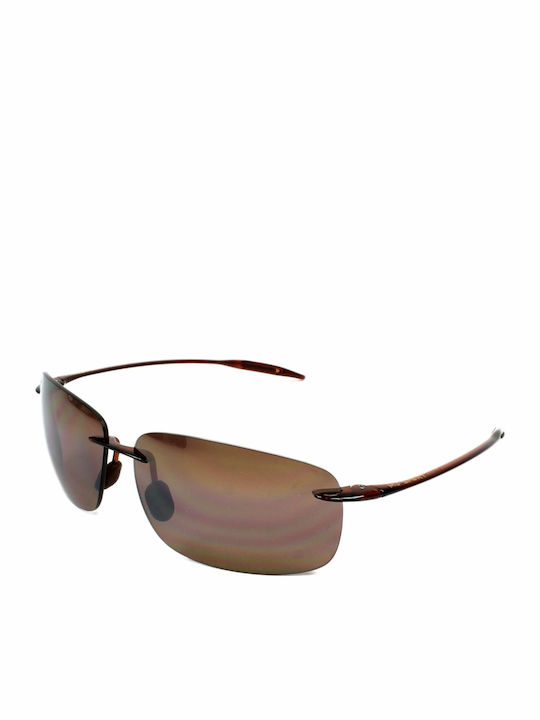 Maui Jim Ανδρικά Γυαλιά Ηλίου με Καφέ Μεταλλικό...