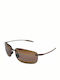 Maui Jim Men's Sunglasses with Brown Plastic Frame and Brown Polarized Mirror Lens H422-26