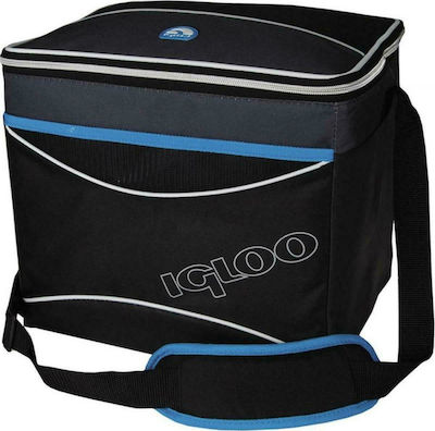 Igloo Ισοθερμική Τσάντα Ώμου Collapse & Cool 24 17 λίτρων Μαύρη Μ30.4 x Π22.8 x Υ26.3εκ.