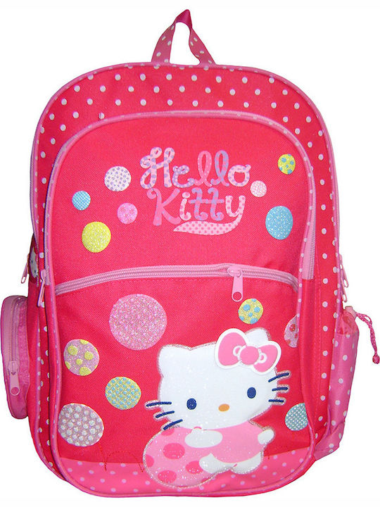 Graffiti Hello Kitty Playful Rot Schulranzen Rucksack Grundschule, Grundschule in Fuchsie Farbe