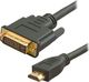 VCOM Kabel DVI-D-Stecker - HDMI-Stecker 1.8m Schwarz (CG481G-1.8)