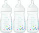 Bebe Confort Σετ Πλαστικά Μπιμπερό Natural Comfort με Θηλή Σιλικόνης για 0+ μηνών 240ml 3τμχ