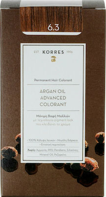 Korres Argan Oil Advanced Colorant 6.3 Ξανθό Σκούρο Μελί 50ml
