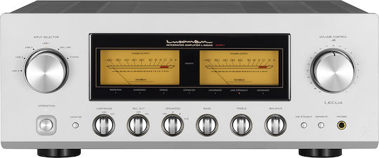Luxman L-550AX Ολοκληρωμένος Ενισχυτής Hi-Fi Stereo 40W/4Ω 20W/8Ω Ασημί
