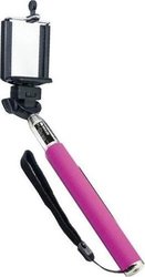 Braun Phototechnik Fun Selfie Stick with 3.5mm Cable Pink